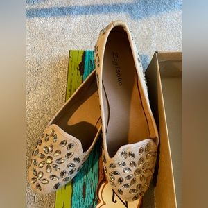 Zigi Soho Fabric Jeweled Flats